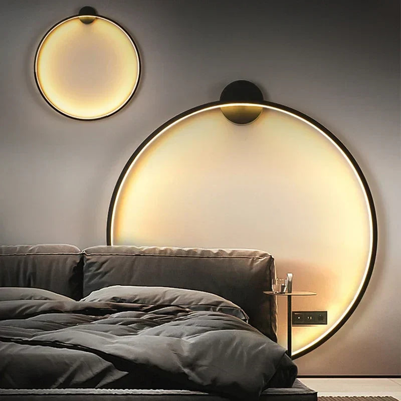 LumièreRing | Applique Murale Moderne avec Éclairage LED