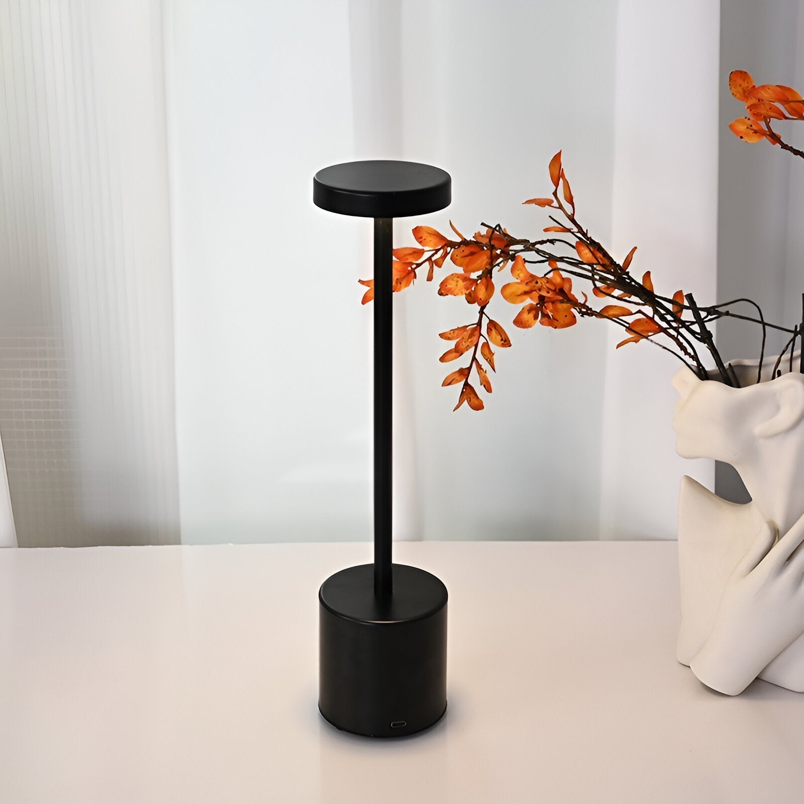 LuminositeRetro | Lampe de Table Retro sans Fil Rechargeable