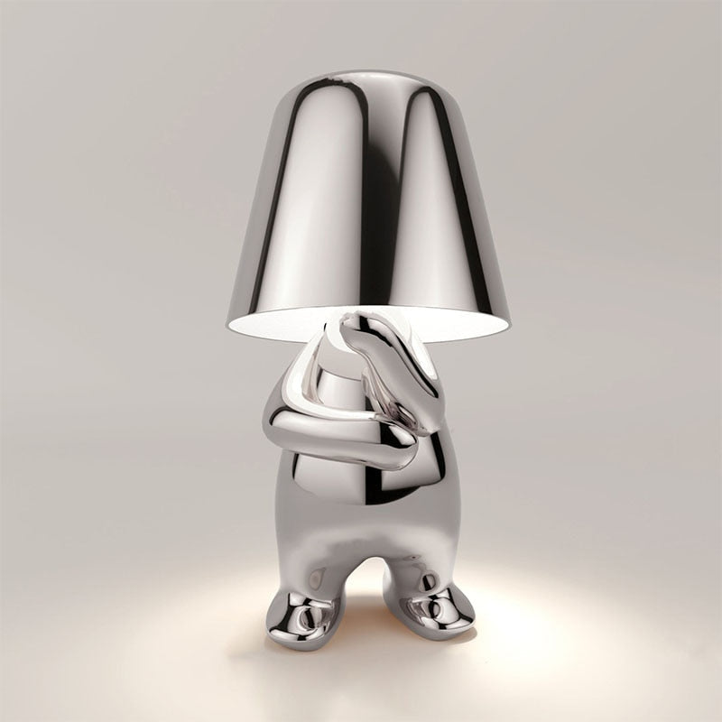 LumièrePure | Lampe de table design au look doré