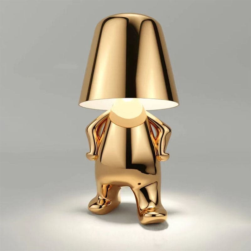 LumièrePure | Lampe de table design au look doré