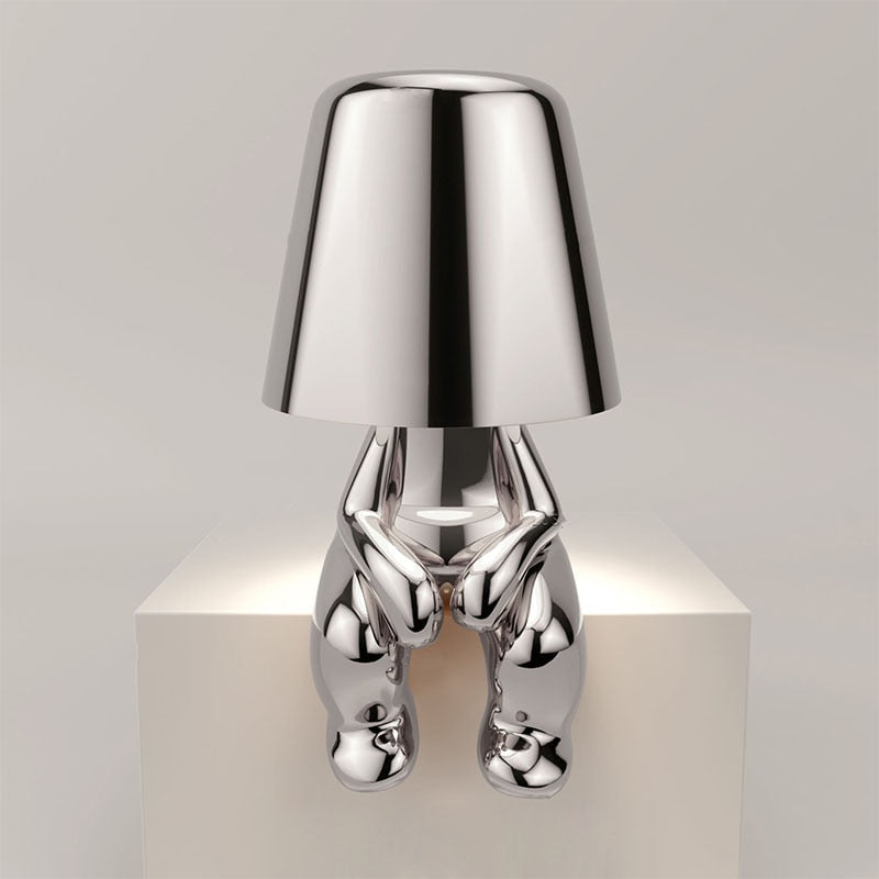 LumièrePure | Lampe de table design au look doré
