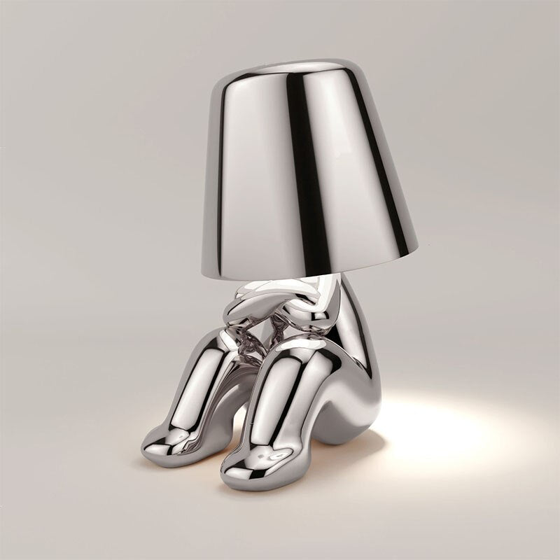 LumièrePure | Lampe de table design au look doré