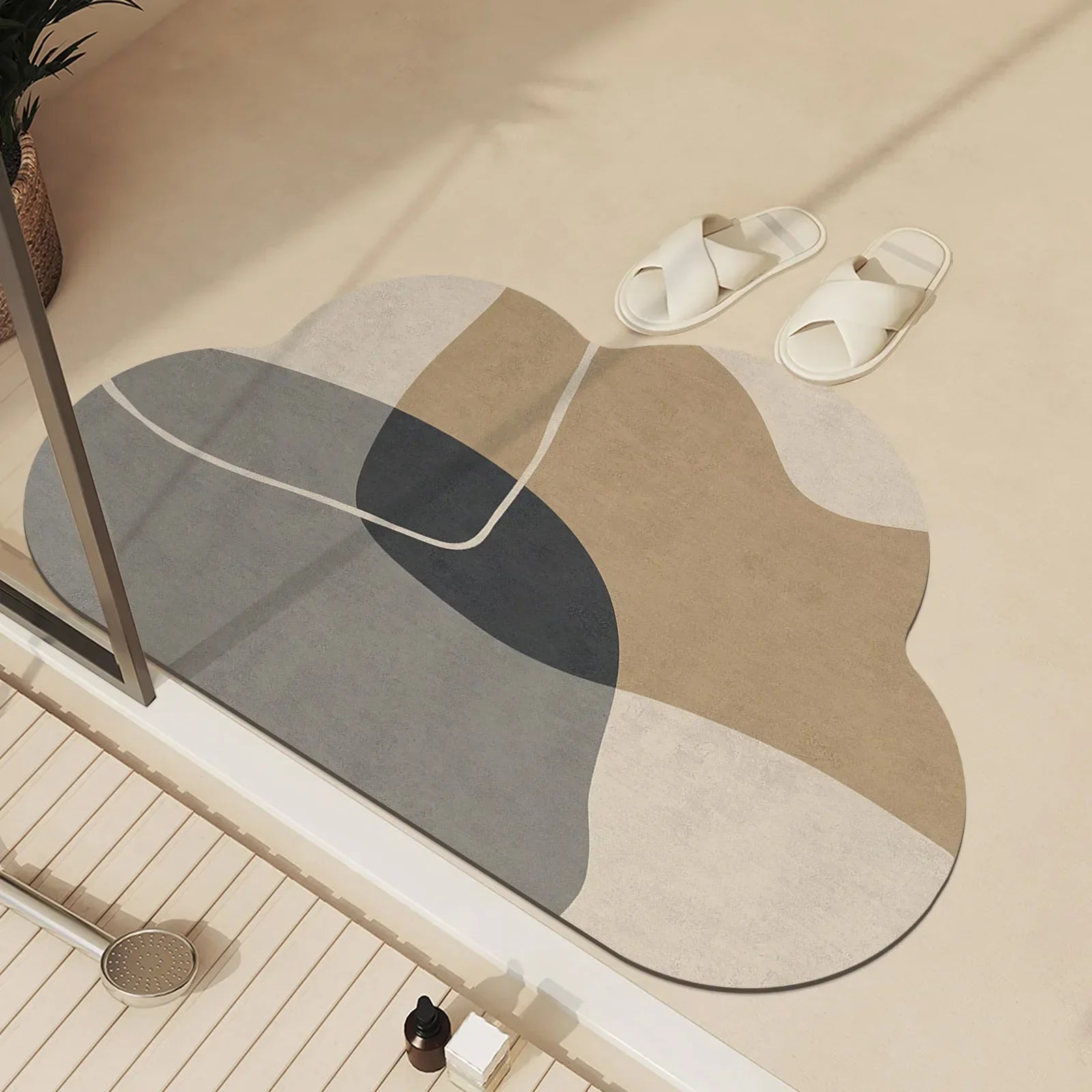 DouceurAqua | Tapis de Bain Antidérapant Ultra-Absorbant