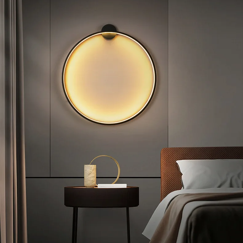 LumièreRing | Applique Murale Moderne avec Éclairage LED