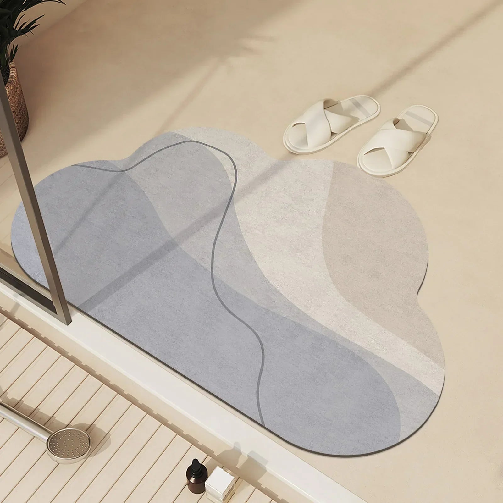 DouceurAqua | Tapis de Bain Antidérapant Ultra-Absorbant