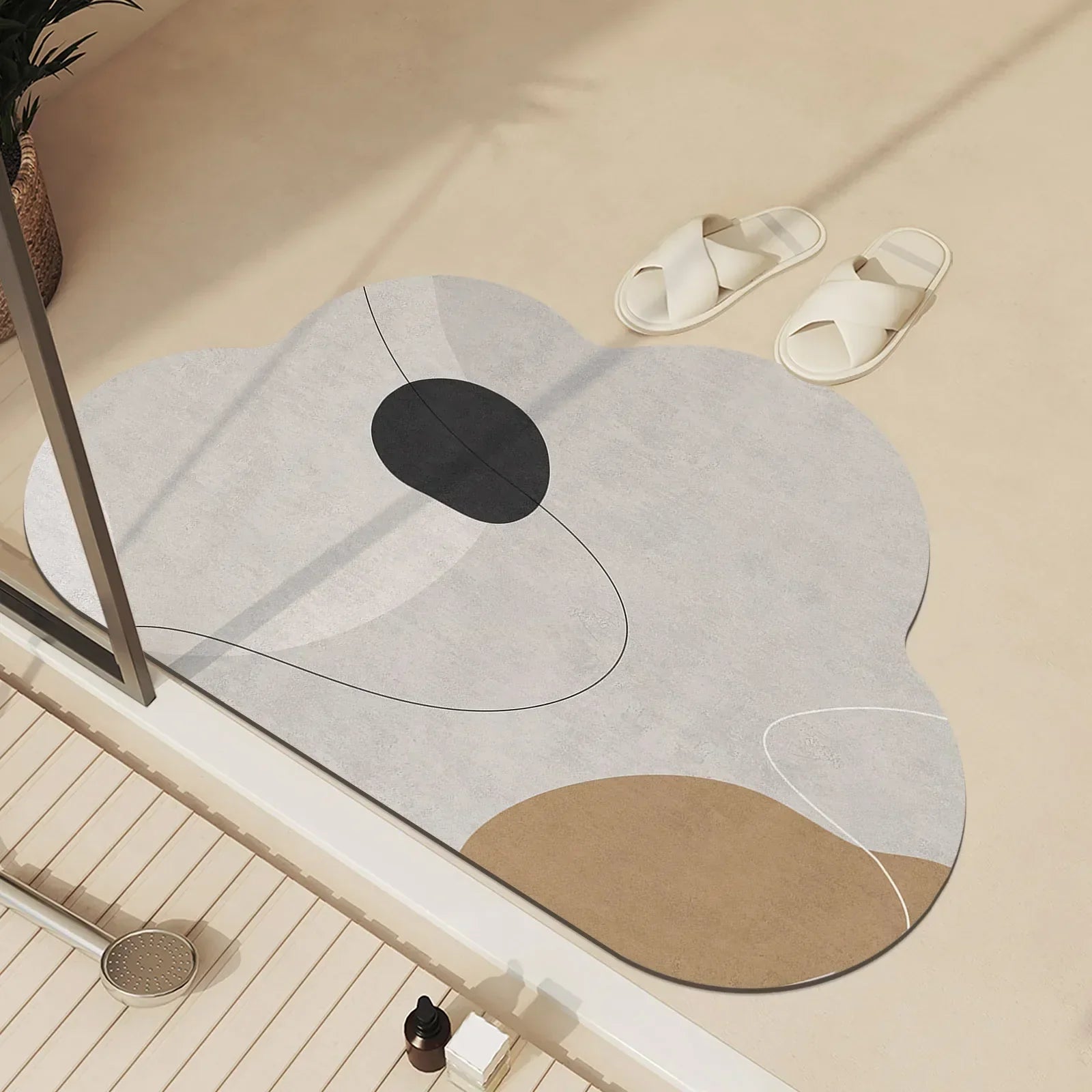DouceurAqua | Tapis de Bain Antidérapant Ultra-Absorbant
