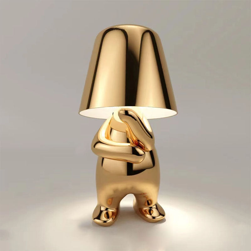 LumièrePure | Lampe de table design au look doré