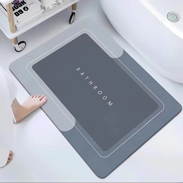 LustreSoft | Tapis de bain antidérapant ultra absorbant