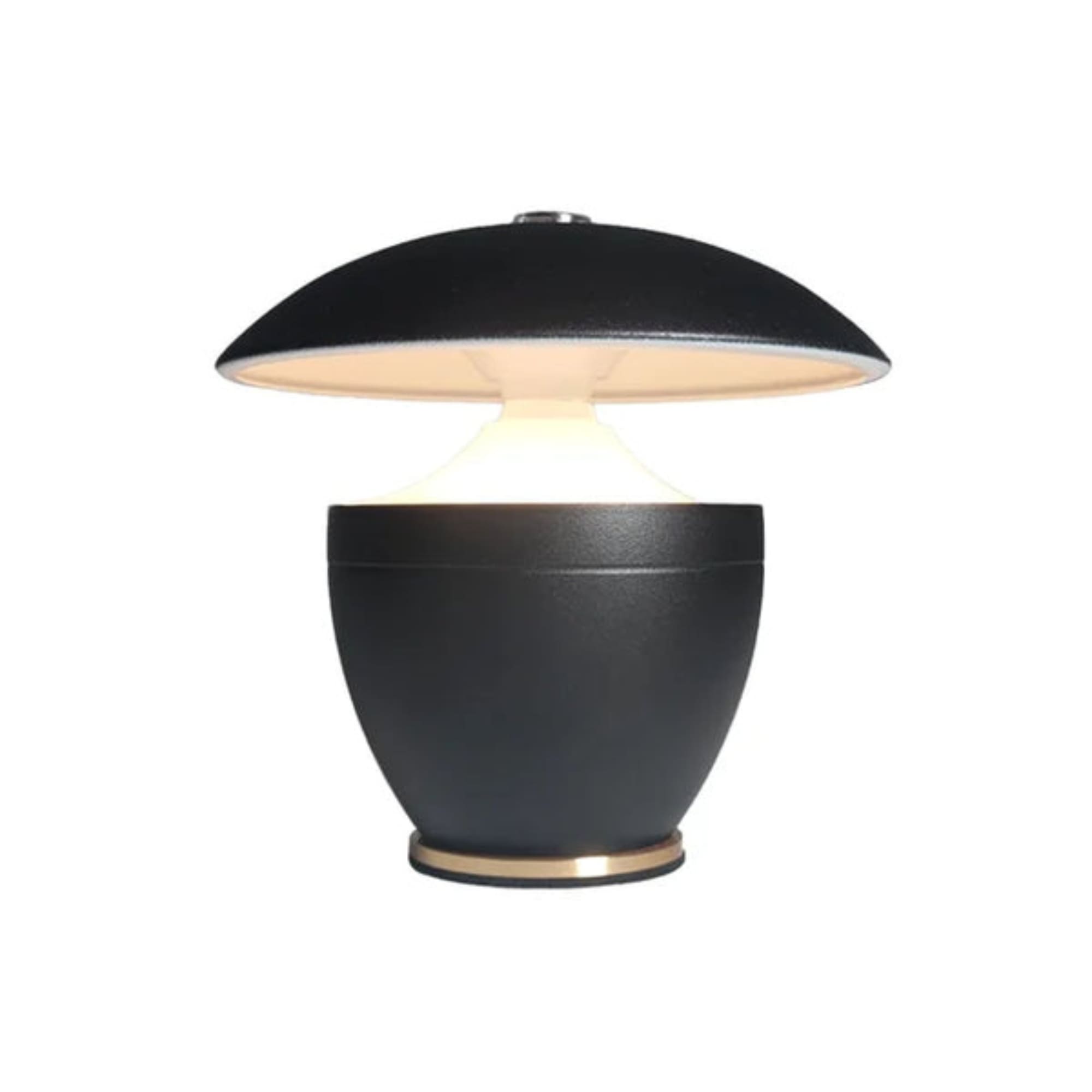 EleganceLumière | Lampe LED sans fil moderne noire