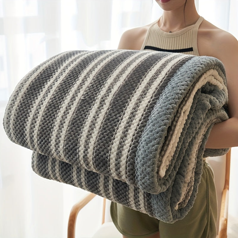 ChaleurDouce | Couverture Douillette en Fleece Élégante