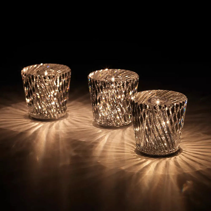 ÉclatsLumineux | Lampe de Table Cristal sans Fil