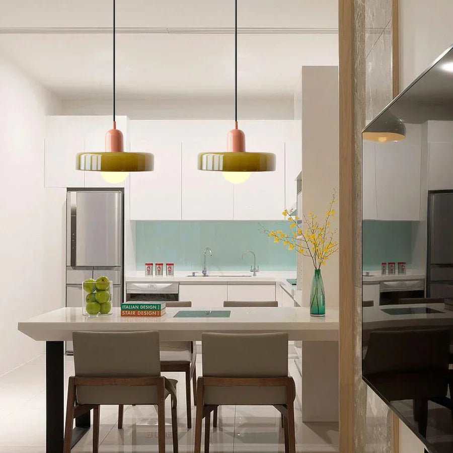 RoundGlow | Lampe suspendue moderne pour l'éclairage intérieur