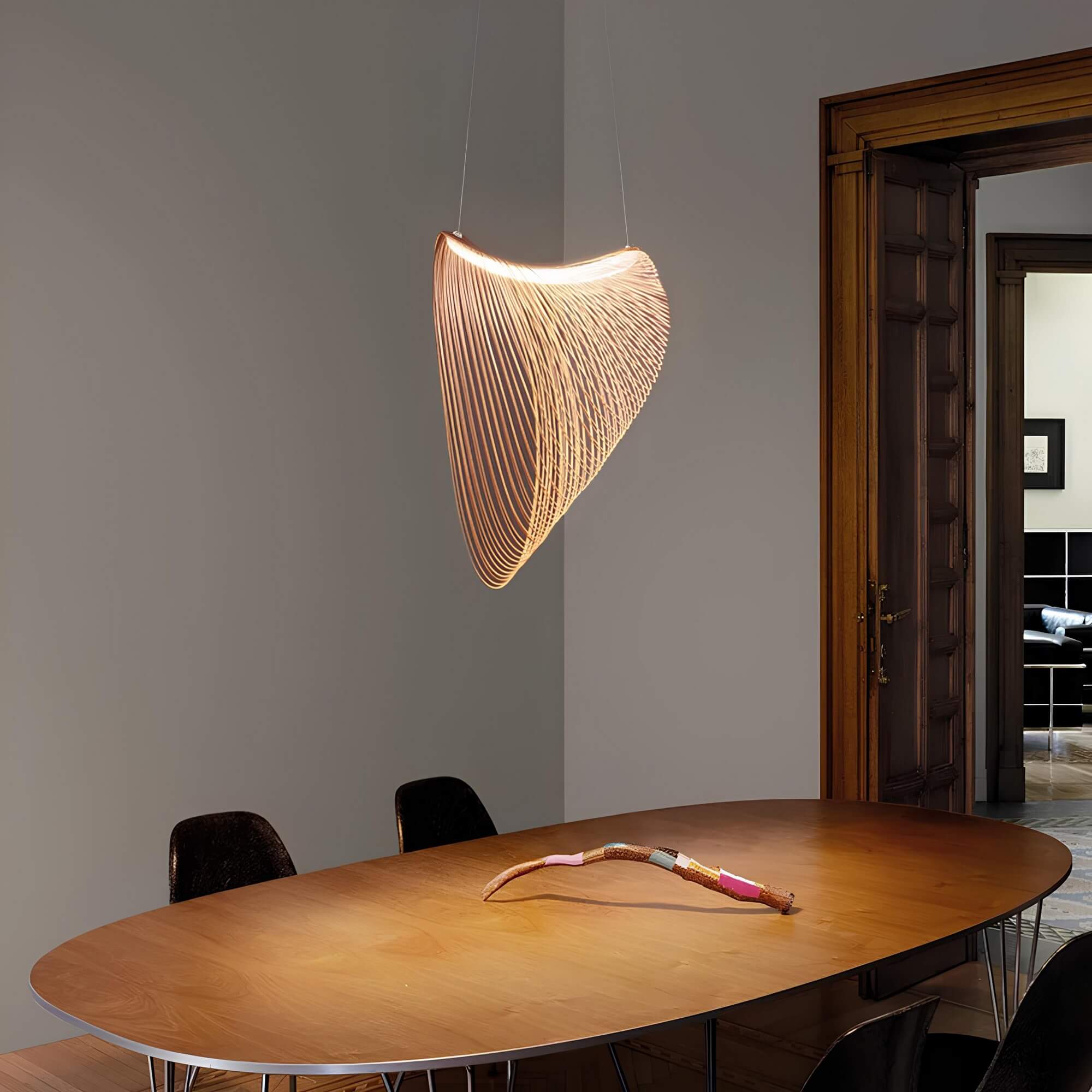 LuminositeRings | Elegante Lustre suspendu en métal